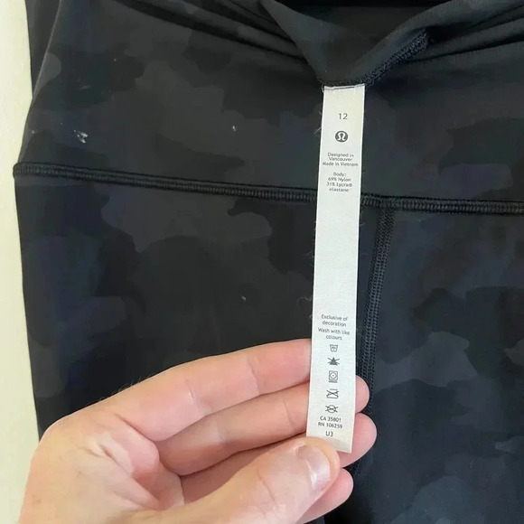 Lululemon Wunder Under High-Rise 25" *Full-On Luxtreme Sz 12 - Picture 4 of 6